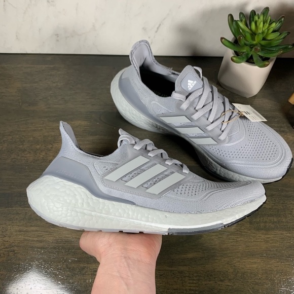 adidas UltraBOOST 21 Triple Grey - Picture 7 of 9